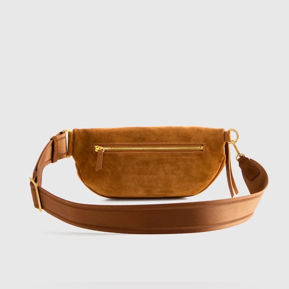 Quince Italian Suede Sling Bag - Picture 5 of 13
